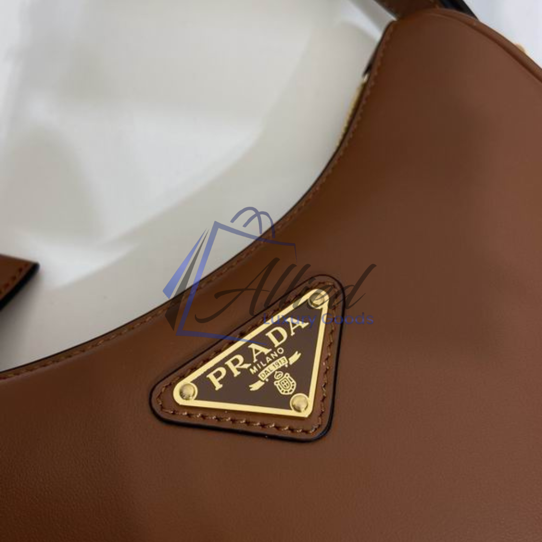 Prada Arqué Leather Mini Shoulder Bag