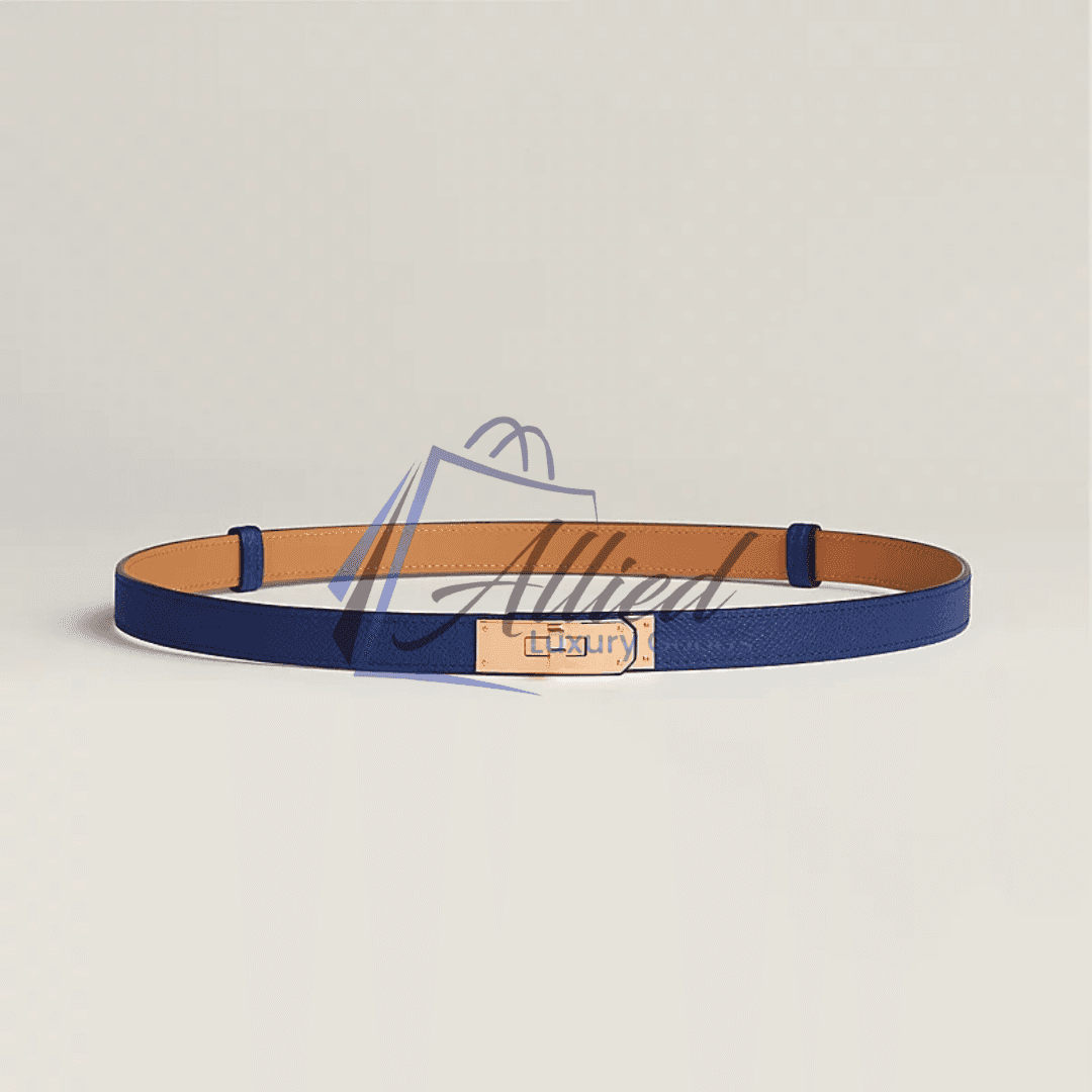 Hermès Kelly 18 Belt Adjustable Design Palladium Buckle