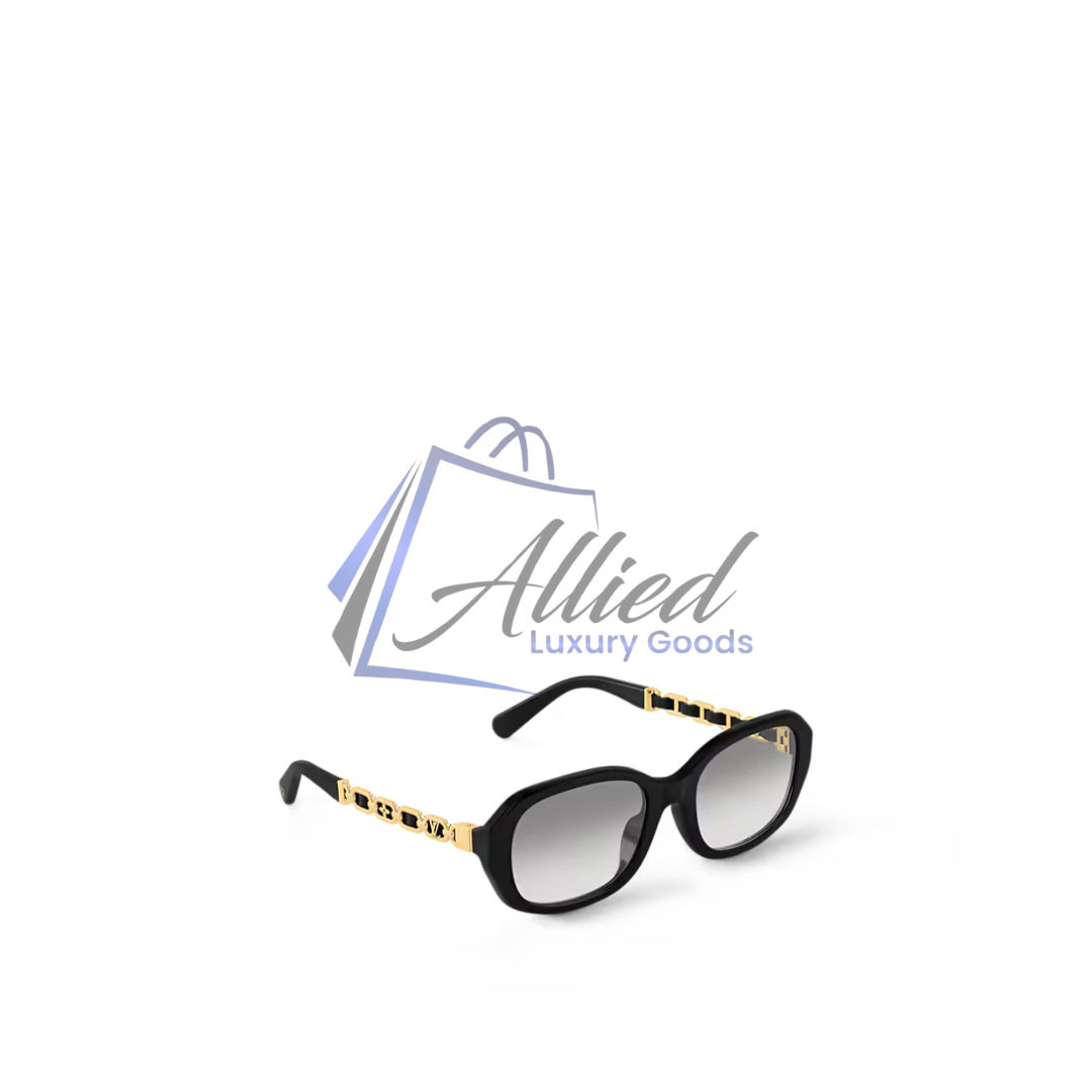 Louis Vuitton Chain Links Square Sunglasses | Sculptural Glamour with Iconic Detailing