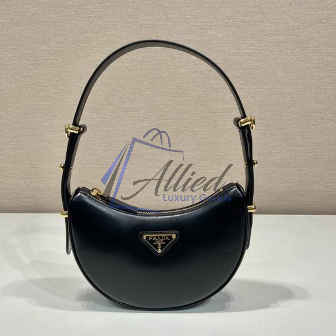 Prada Arqué Leather Mini Shoulder Bag