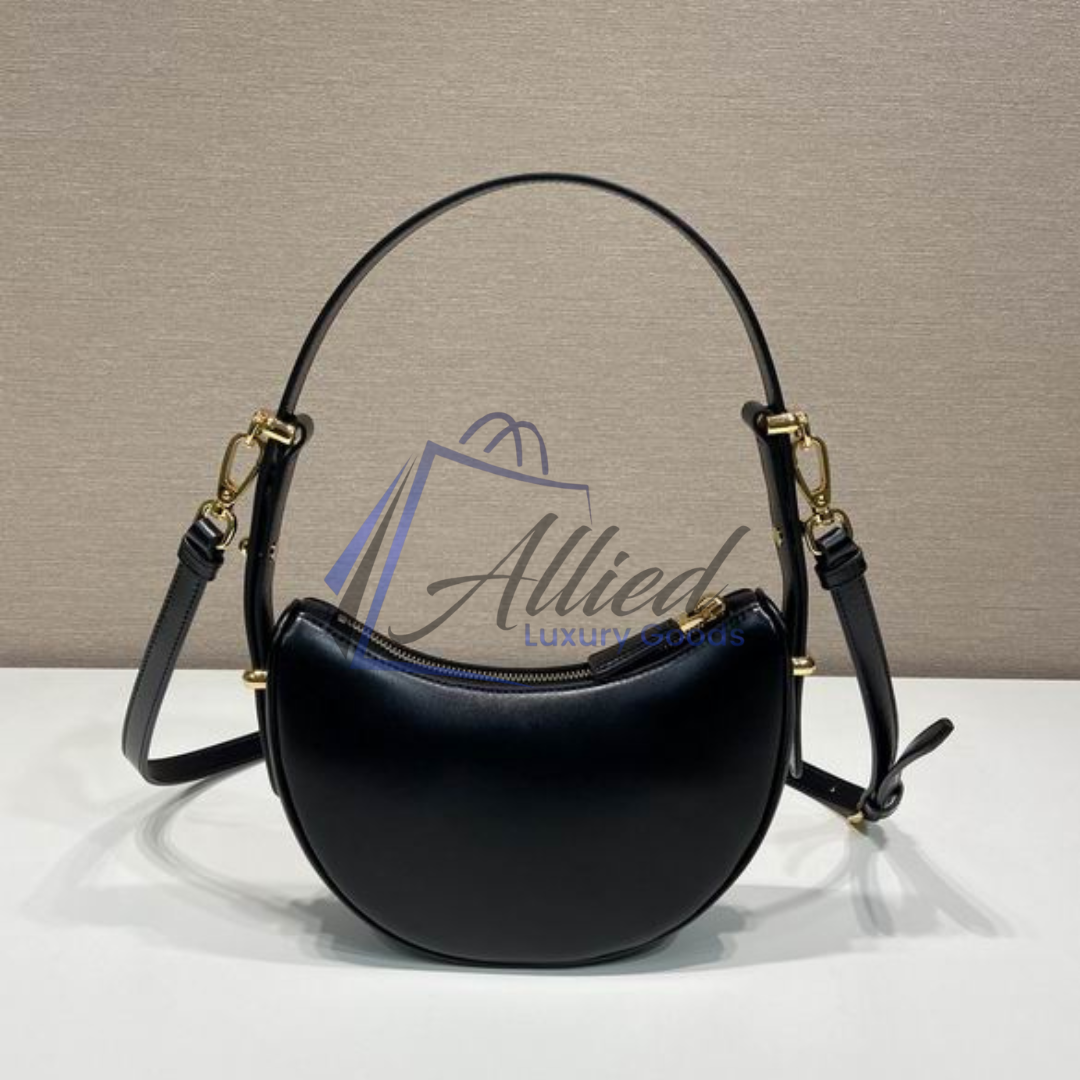 Prada Arqué Leather Mini Shoulder Bag