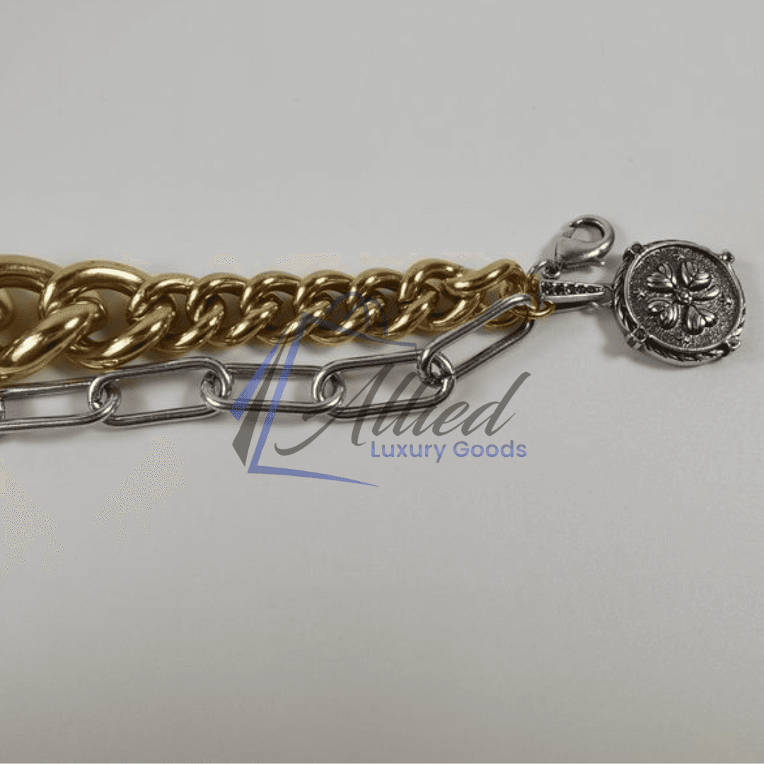 Dolce & Gabbana Multicolor Gemstone DG Bracelet