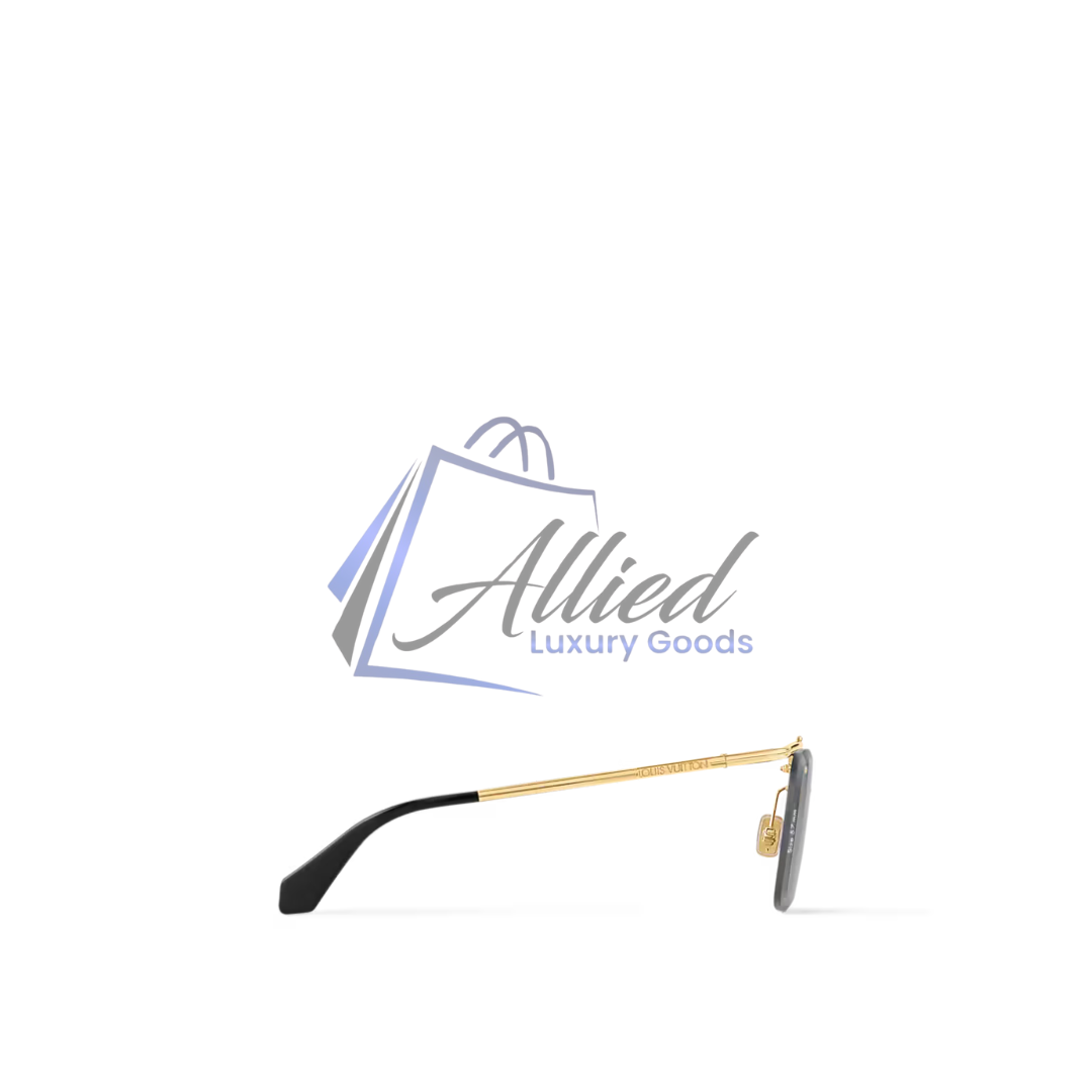 Louis Vuitton Attitude Pilot Sunglasses | Architected Elegance in Gold-Tone Detail