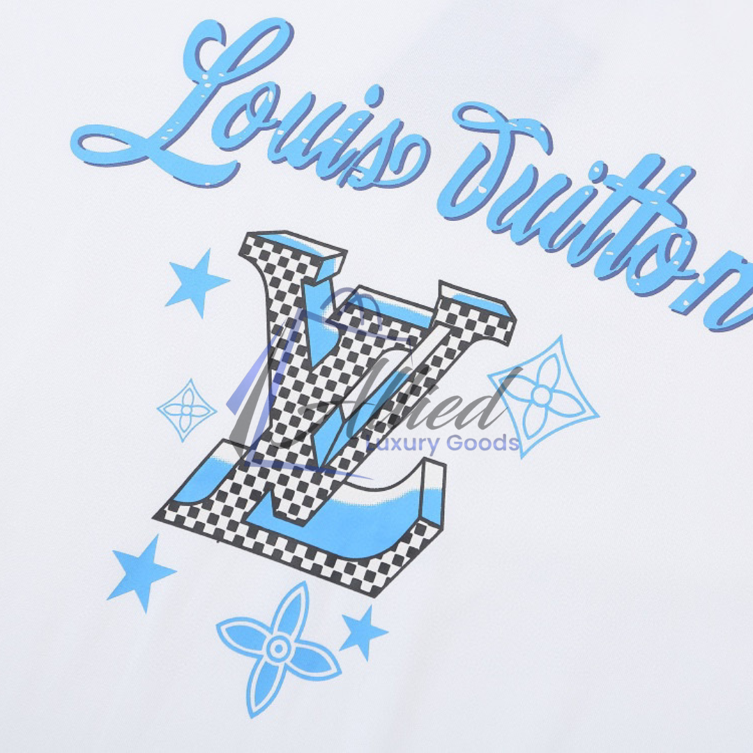 LV Men’s Printed Cotton Piqué T-Shirt