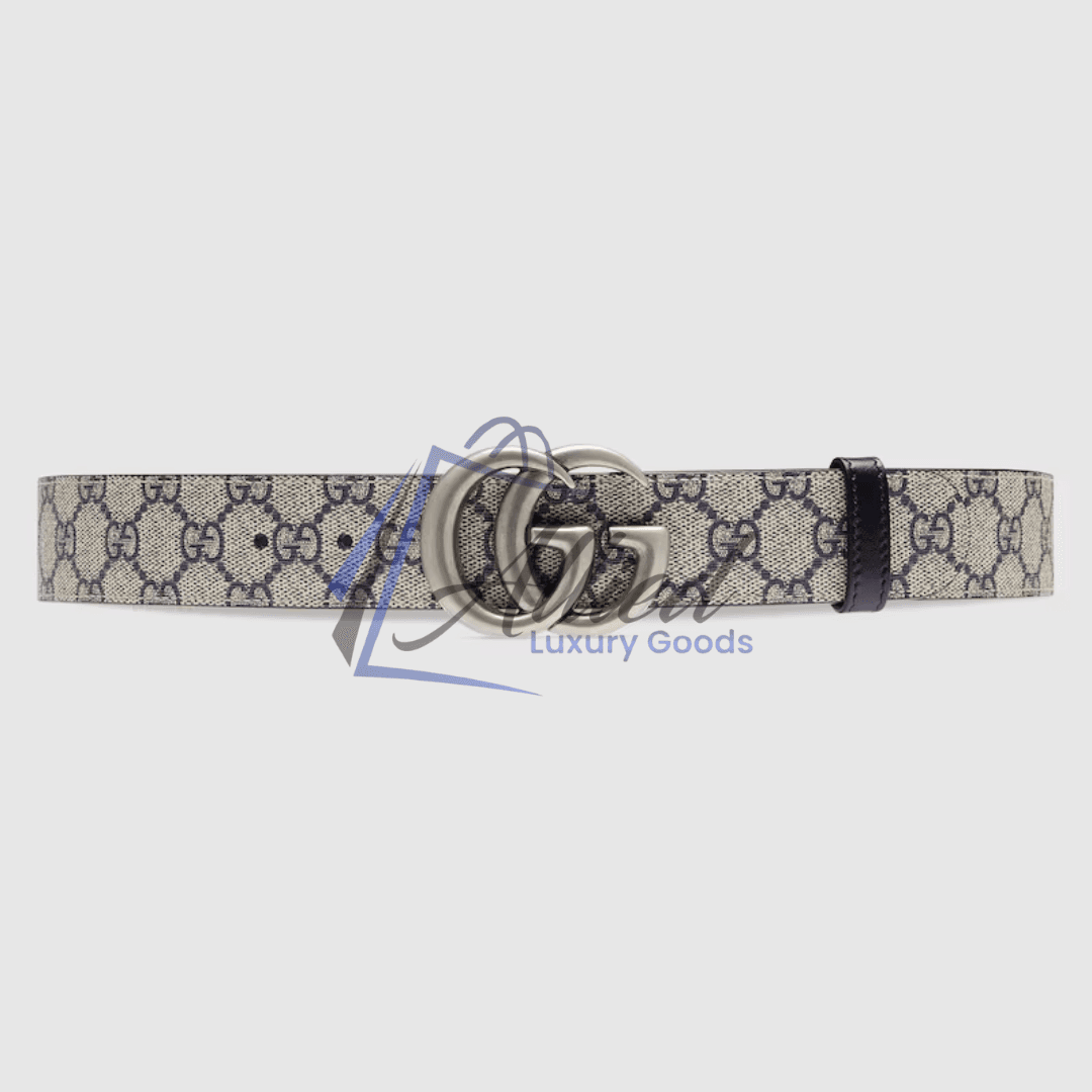 Gucci GG Marmont Reversible Belt Double G Buckle Dual-Material Versatility