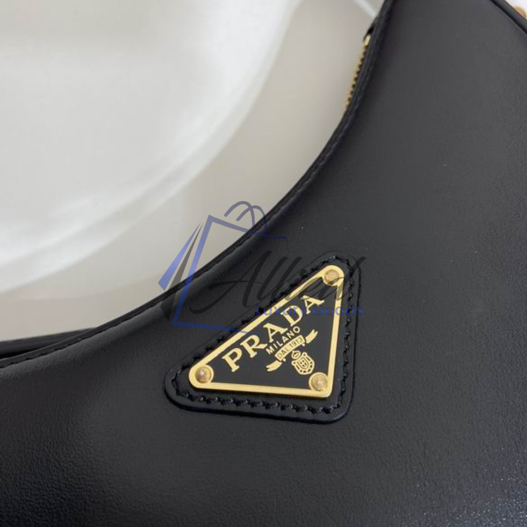 Prada Arqué Leather Mini Shoulder Bag