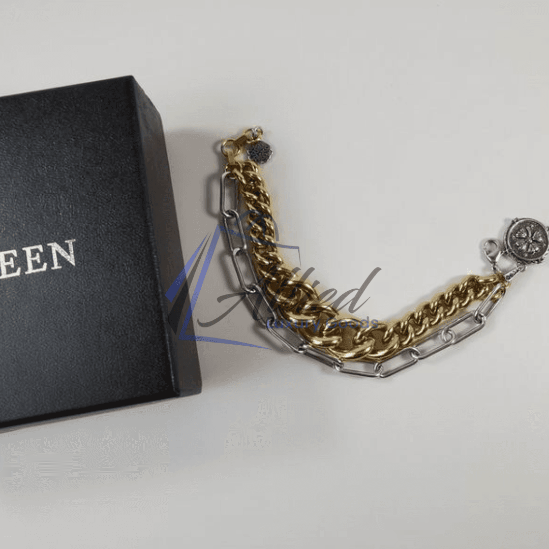 Dolce & Gabbana Multicolor Gemstone DG Bracelet