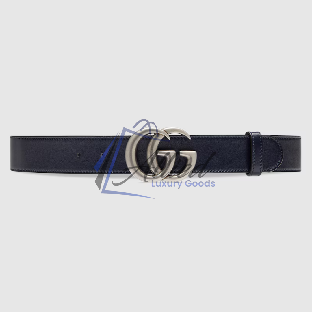 Gucci GG Marmont Reversible Belt Double G Buckle Dual-Material Versatility