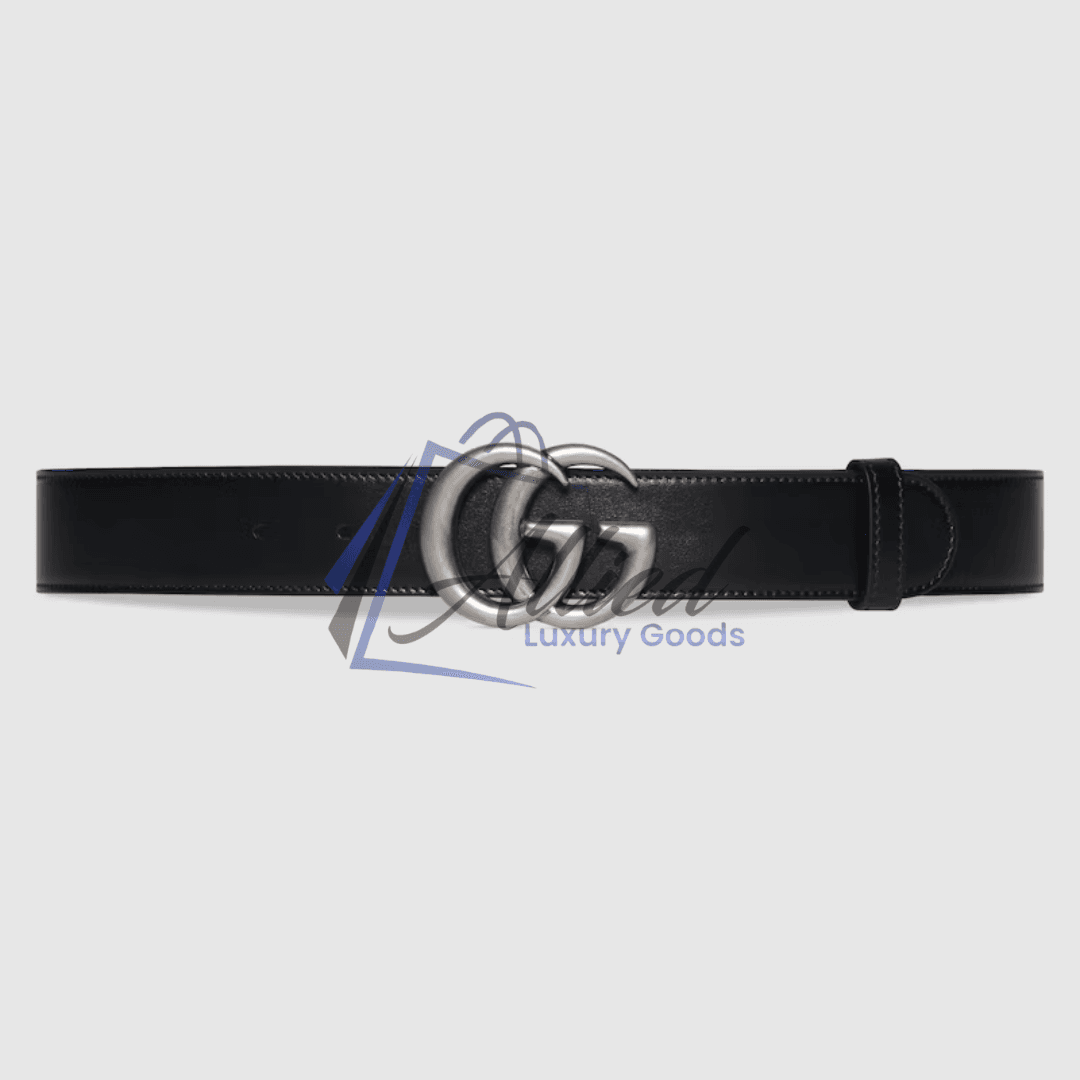 Gucci GG Marmont Reversible Belt Double G Buckle Dual-Material Versatility