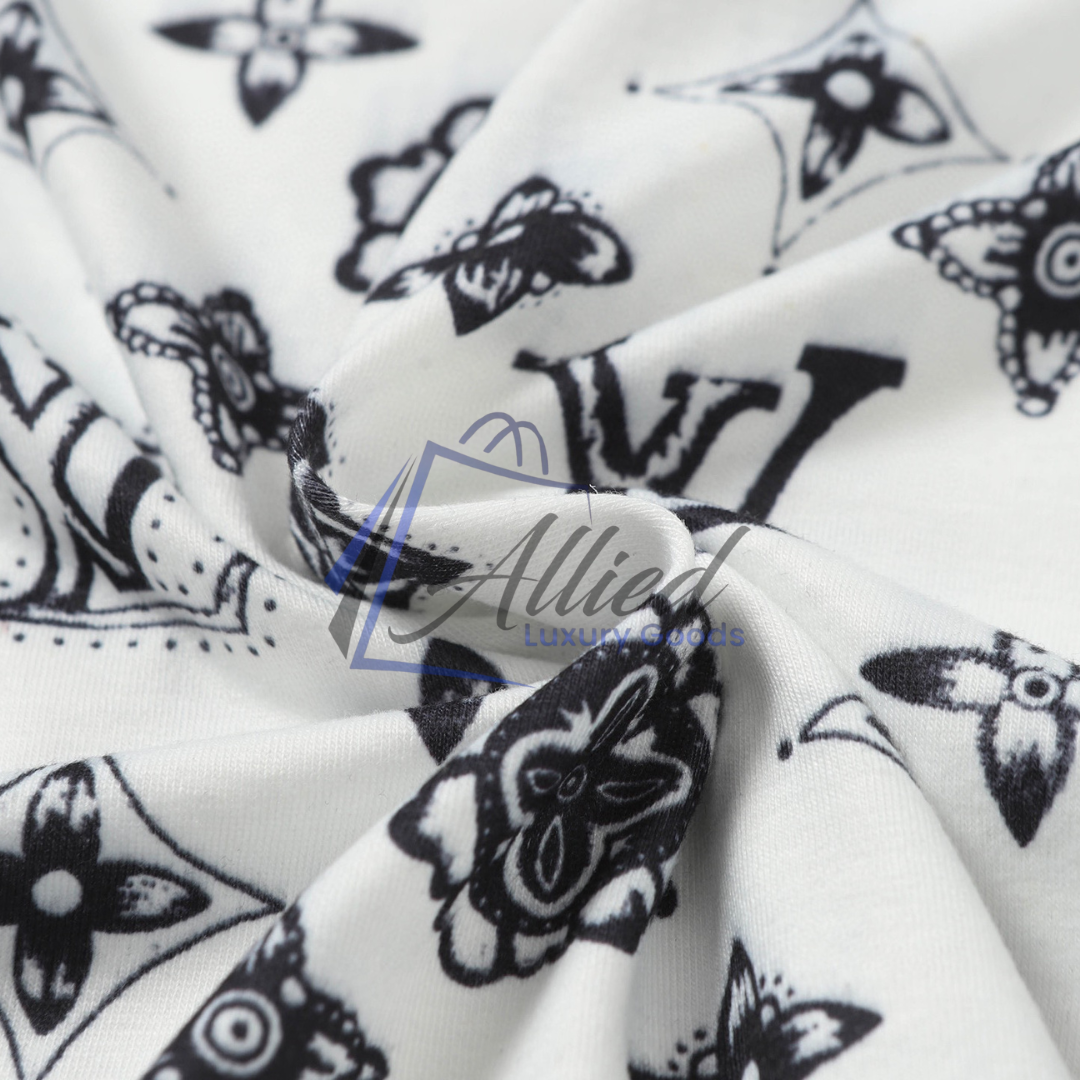 LV Men’s Printed Cotton Piqué T-Shirt