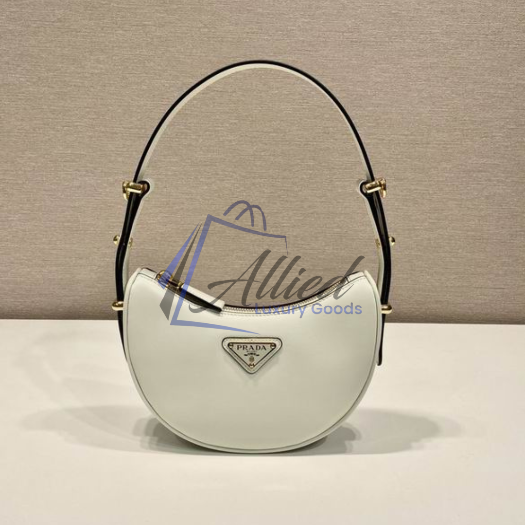 Prada Arqué Leather Mini Shoulder Bag