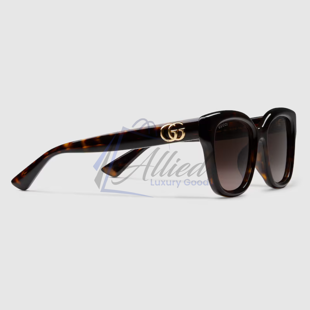Gucci Cruise 2025 Square Sunglasses | Tortoiseshell Frame