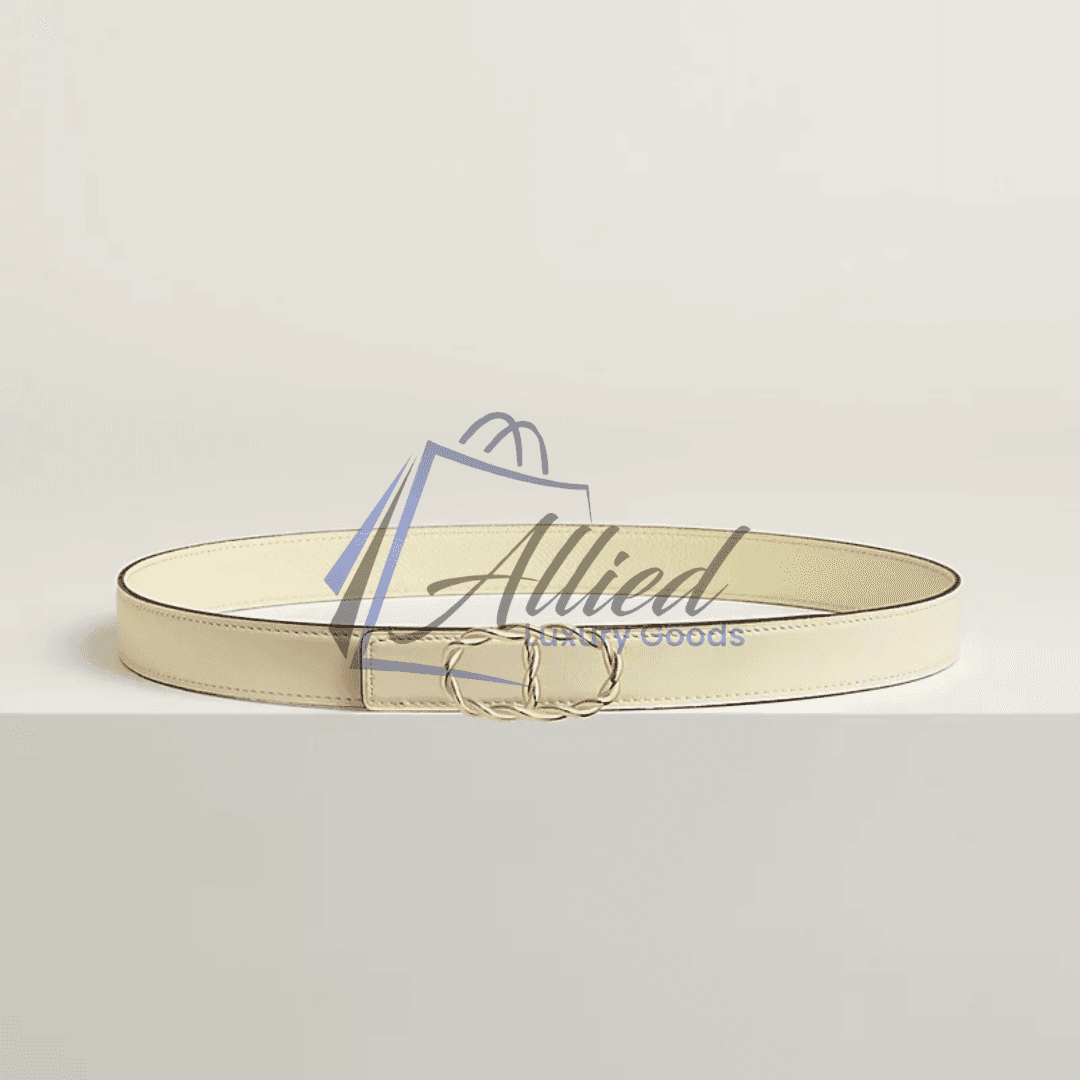 Hermès Maillon Torsade Belt Twisted Chain Buckle Reversible Leather