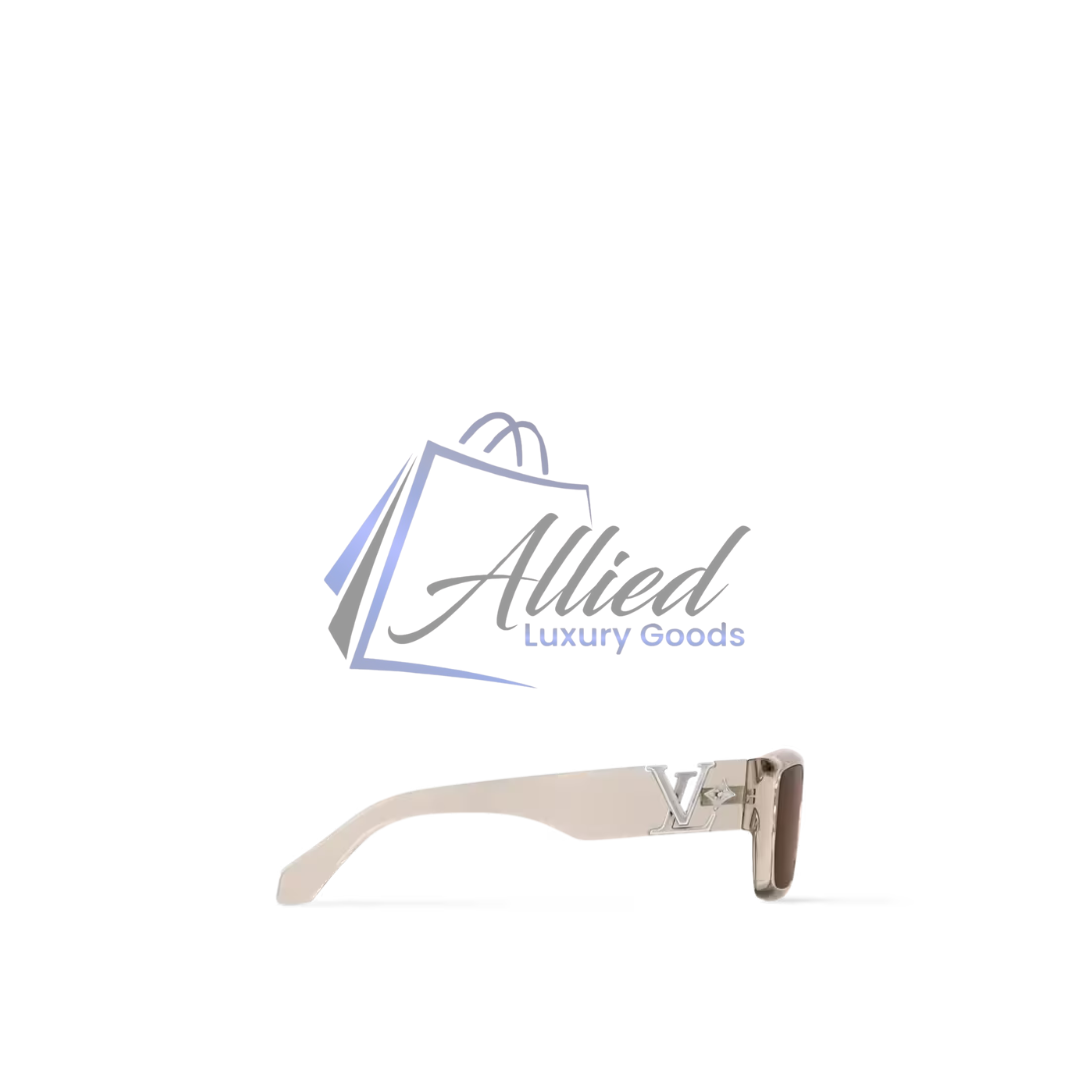 Louis Vuitton LV Clarity Square Sunglasses | Structured Elegance with Oversized Logo Detailing