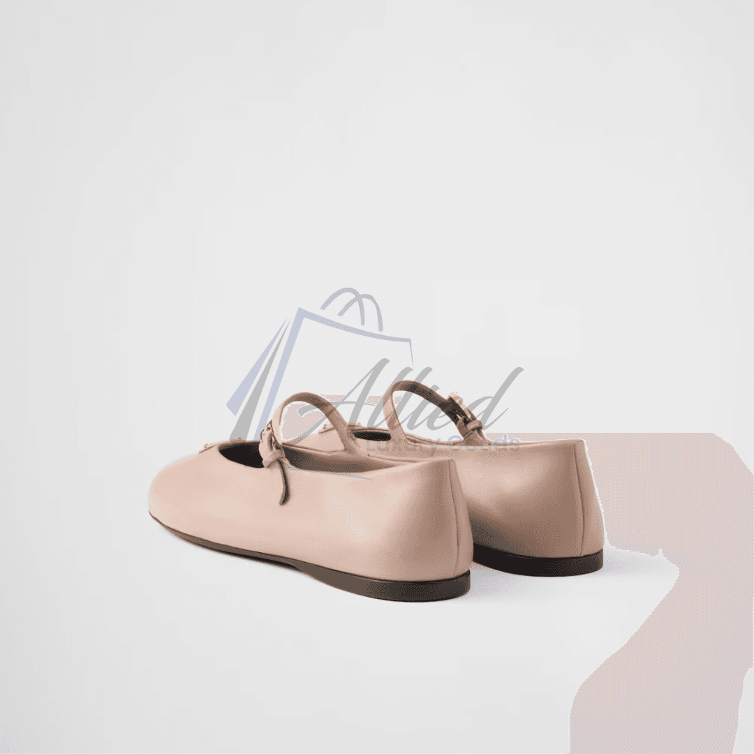Prada Nappa Leather Mary Jane Ballerinas | Timeless Poise with Signature Elegance