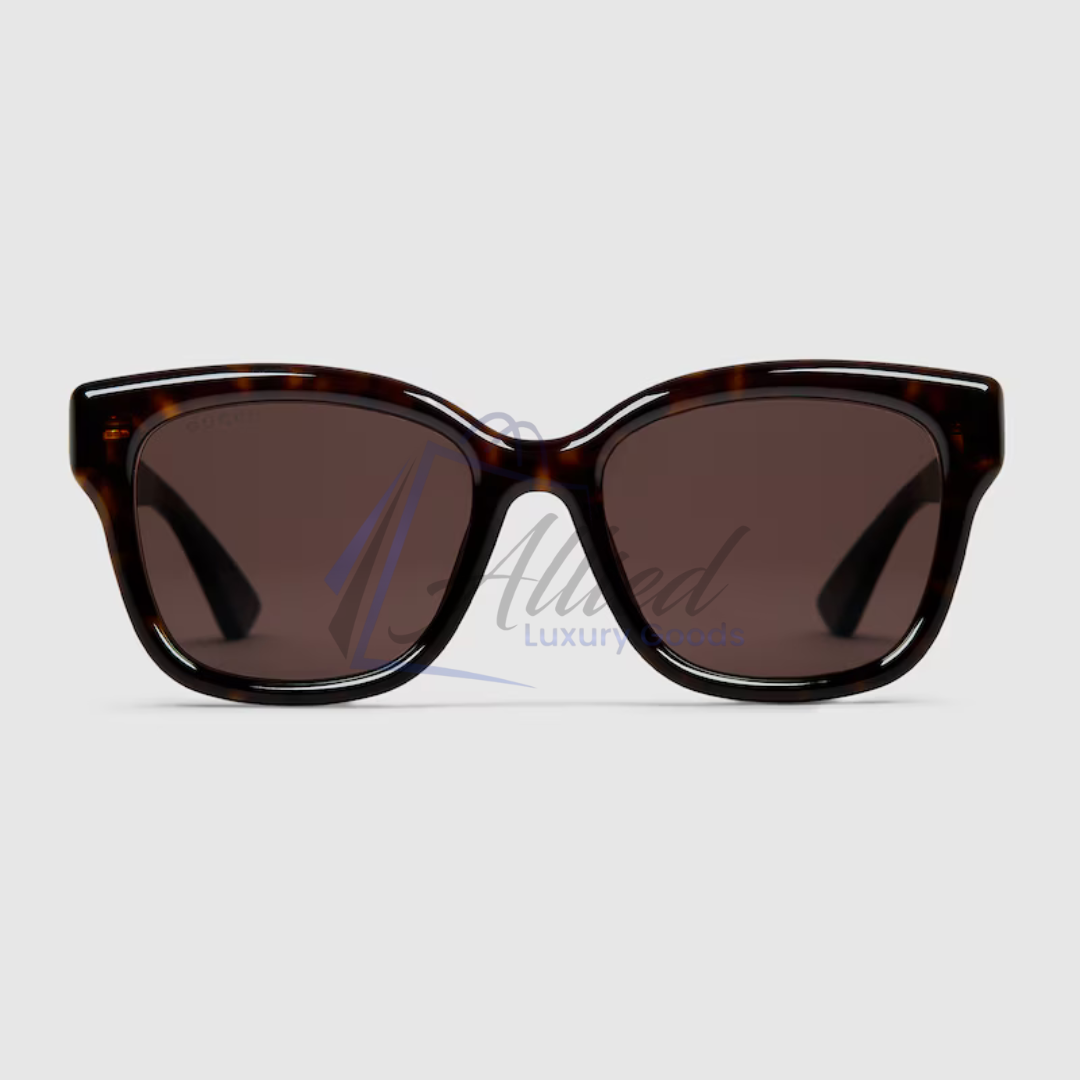 Gucci Cruise 2025 Square Sunglasses | Tortoiseshell Frame