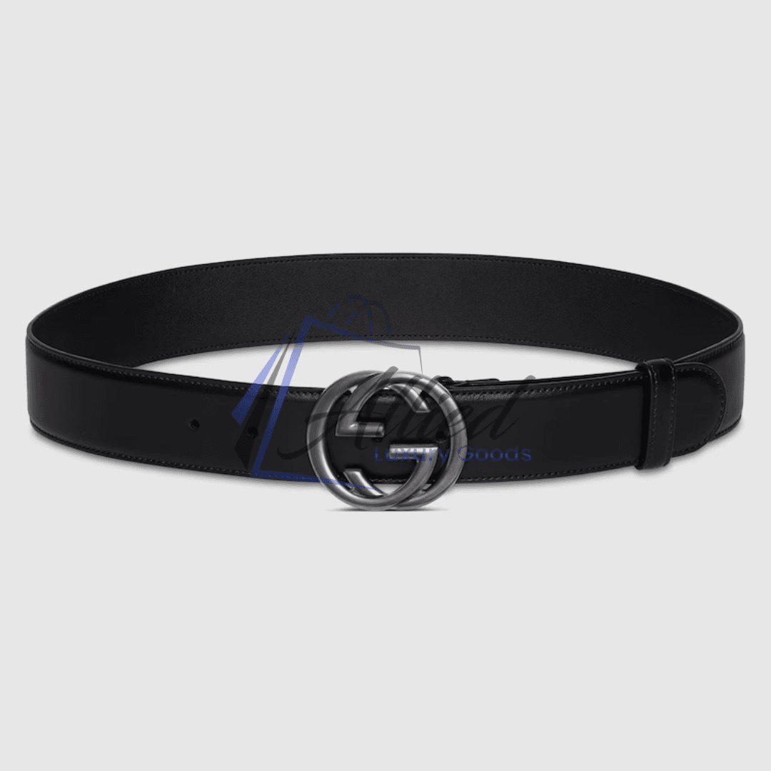 Gucci GG Supreme Belt Interlocking G Buckle Dual
