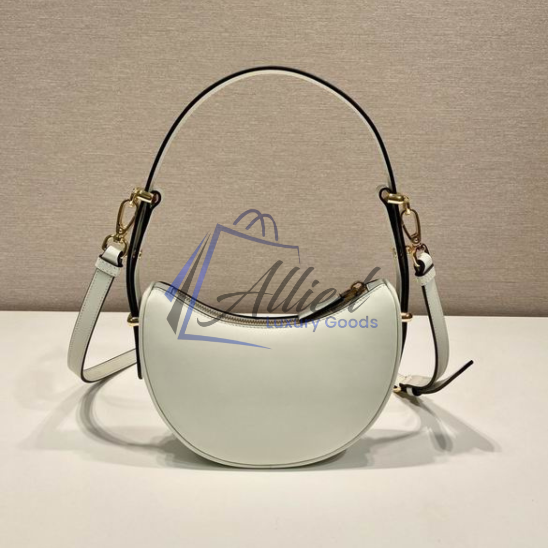 Prada Arqué Leather Mini Shoulder Bag