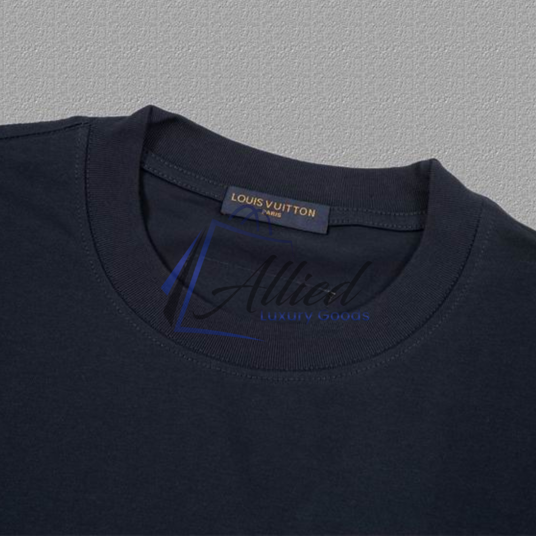 LV Men’s Printed Cotton Piqué T-Shirt