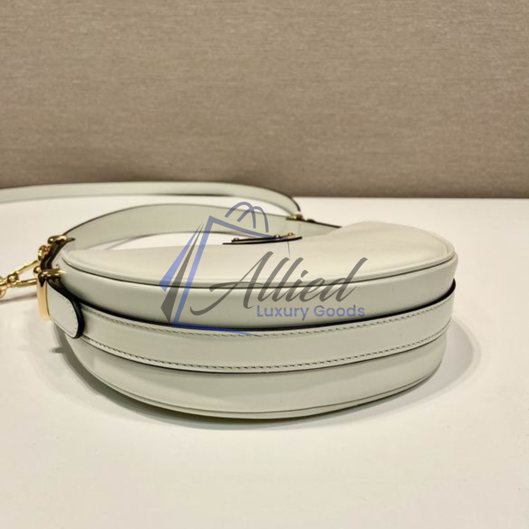 Prada Arqué Leather Mini Shoulder Bag