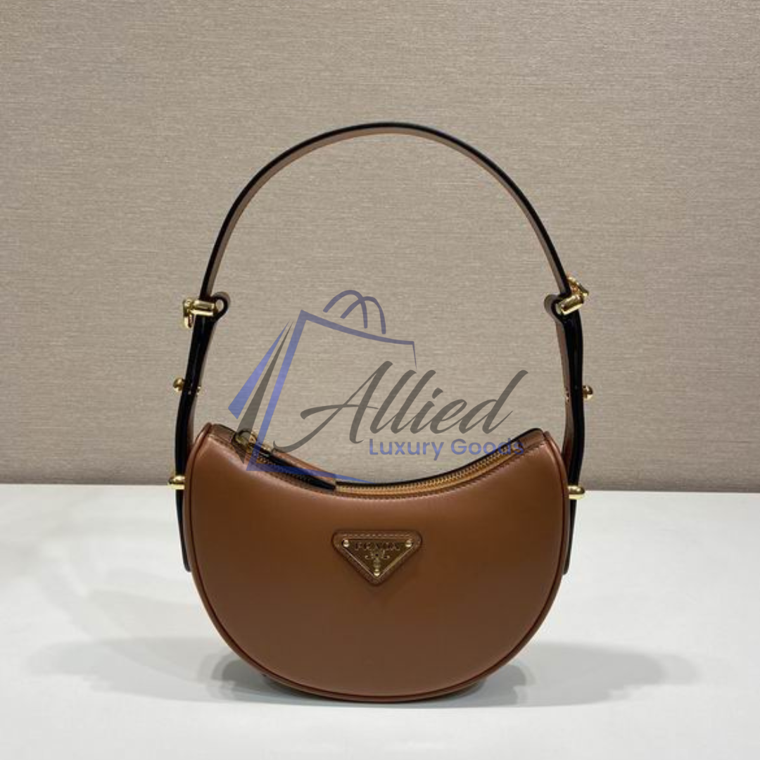 Prada Arqué Leather Mini Shoulder Bag