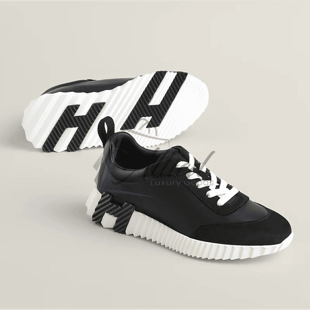 Hermès Bouncing Sneakers Contrast Sole Luxe Goatskin Construction