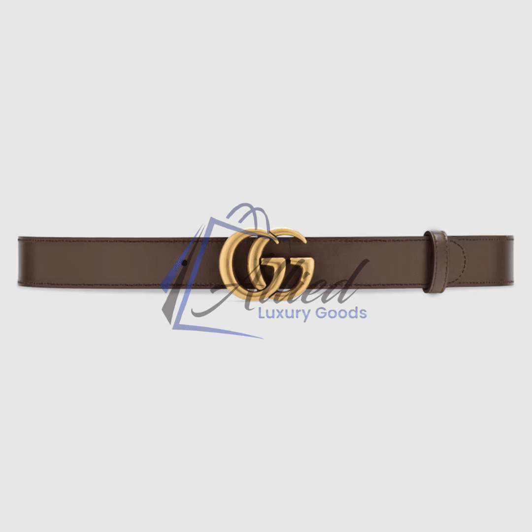 Gucci GG Marmont Reversible Belt Double G Buckle Dual-Material Versatility