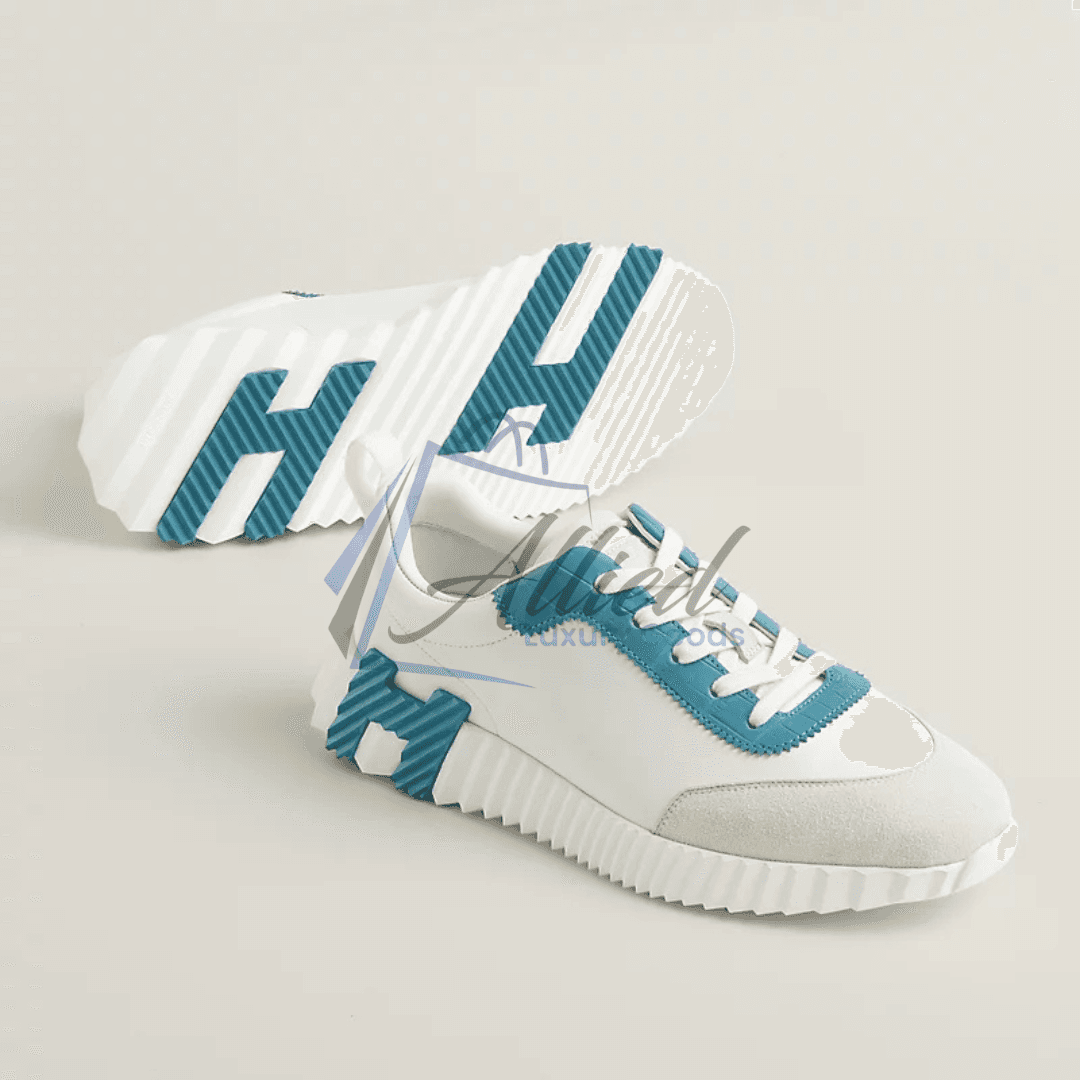 Hermès Bouncing Sneakers Contrast Sole Luxe Goatskin Construction