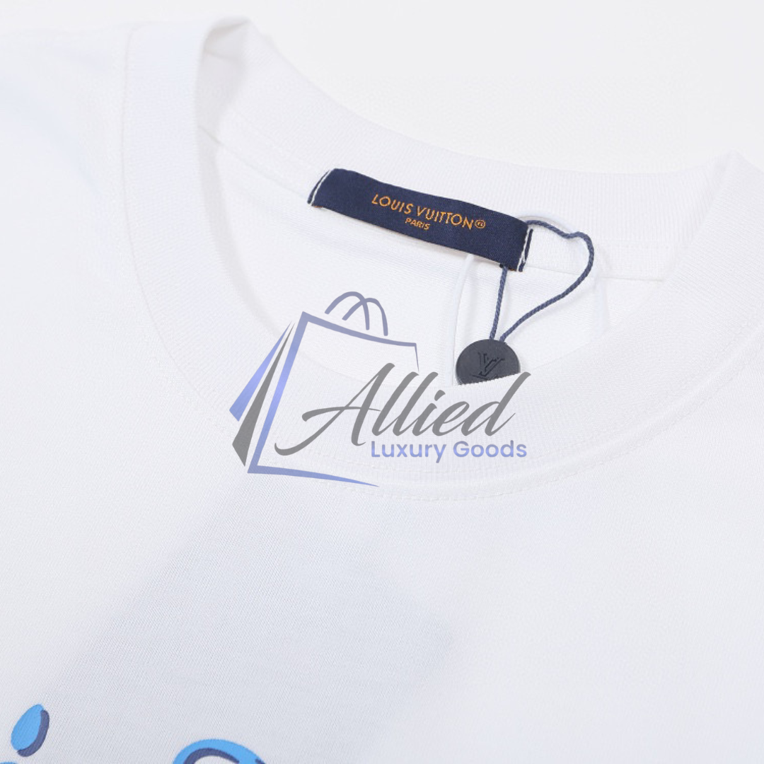 LV Men’s Printed Cotton Piqué T-Shirt