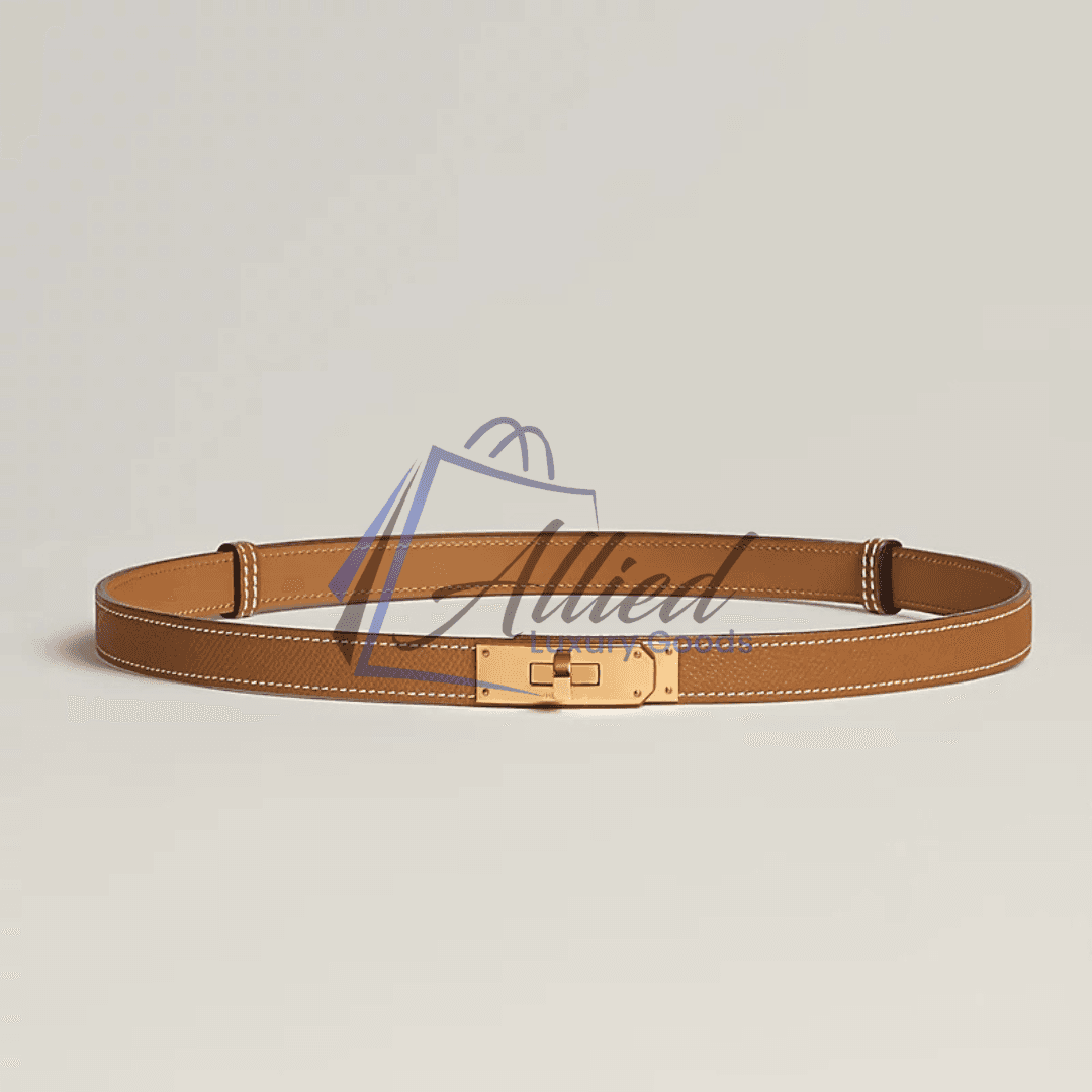 Hermès Kelly 18 Belt Adjustable Design Palladium Buckle