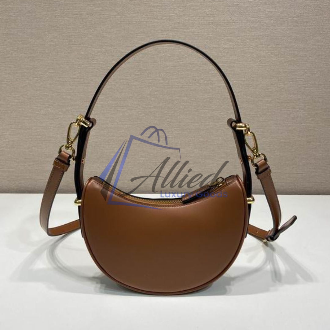 Prada Arqué Leather Mini Shoulder Bag