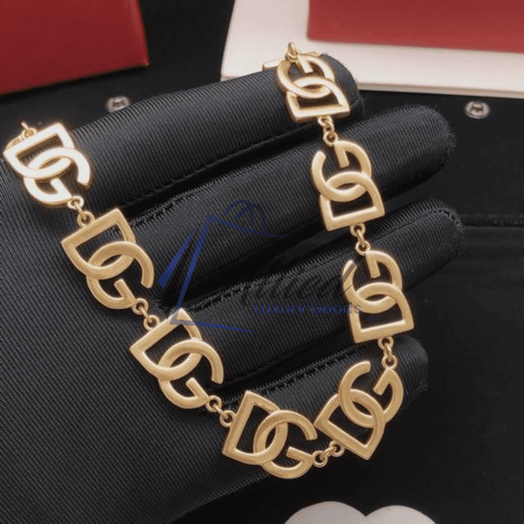 Dolce & Gabbana DG Pendant Necklace – Gold or Silver Finish