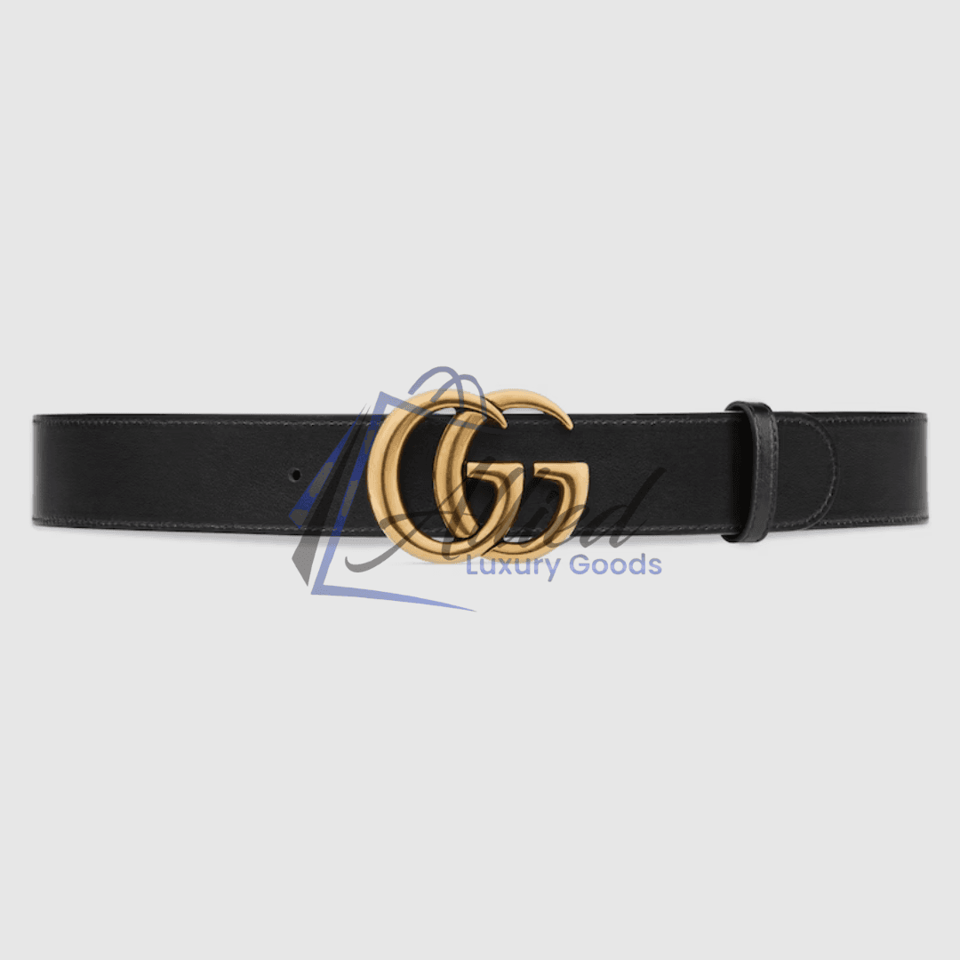 Gucci GG Marmont Reversible Belt Double G Buckle Dual-Material Versatility
