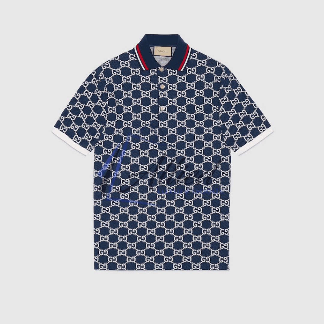 Gucci GG Jacquard Polo Shirt