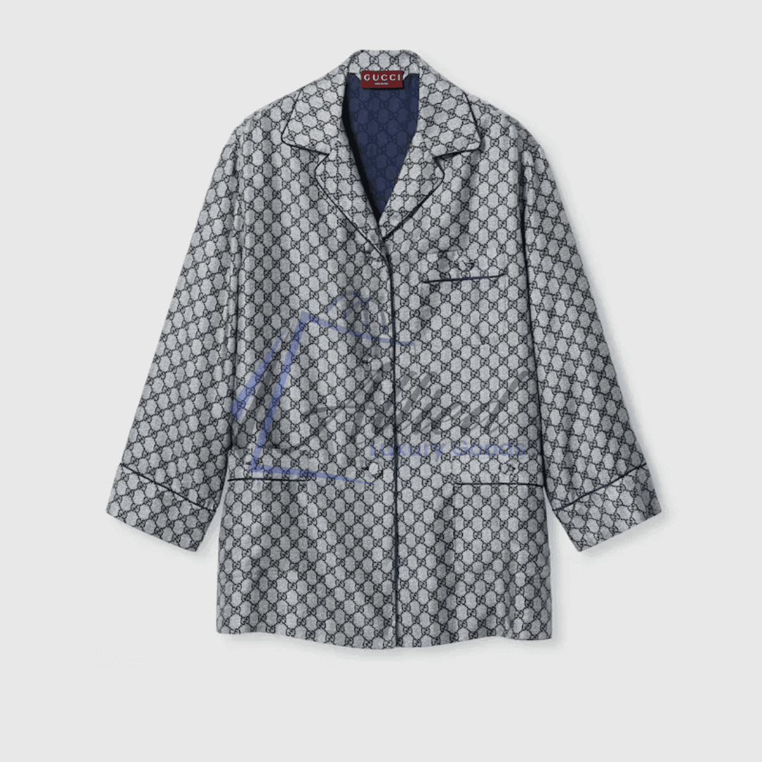 Gucci Cruise 2025 Silk Chiffon Shirt