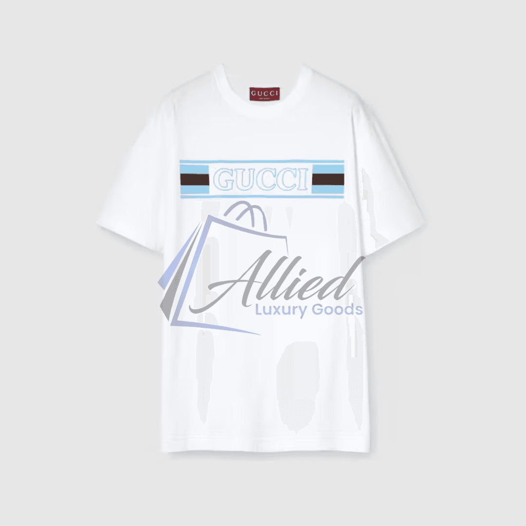 Gucci Web Banner T-Shirt Bold Graphic