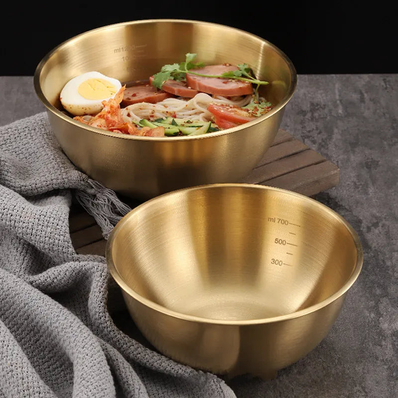 Stainless Steel Ramen and Salad Bowl - 1.2L