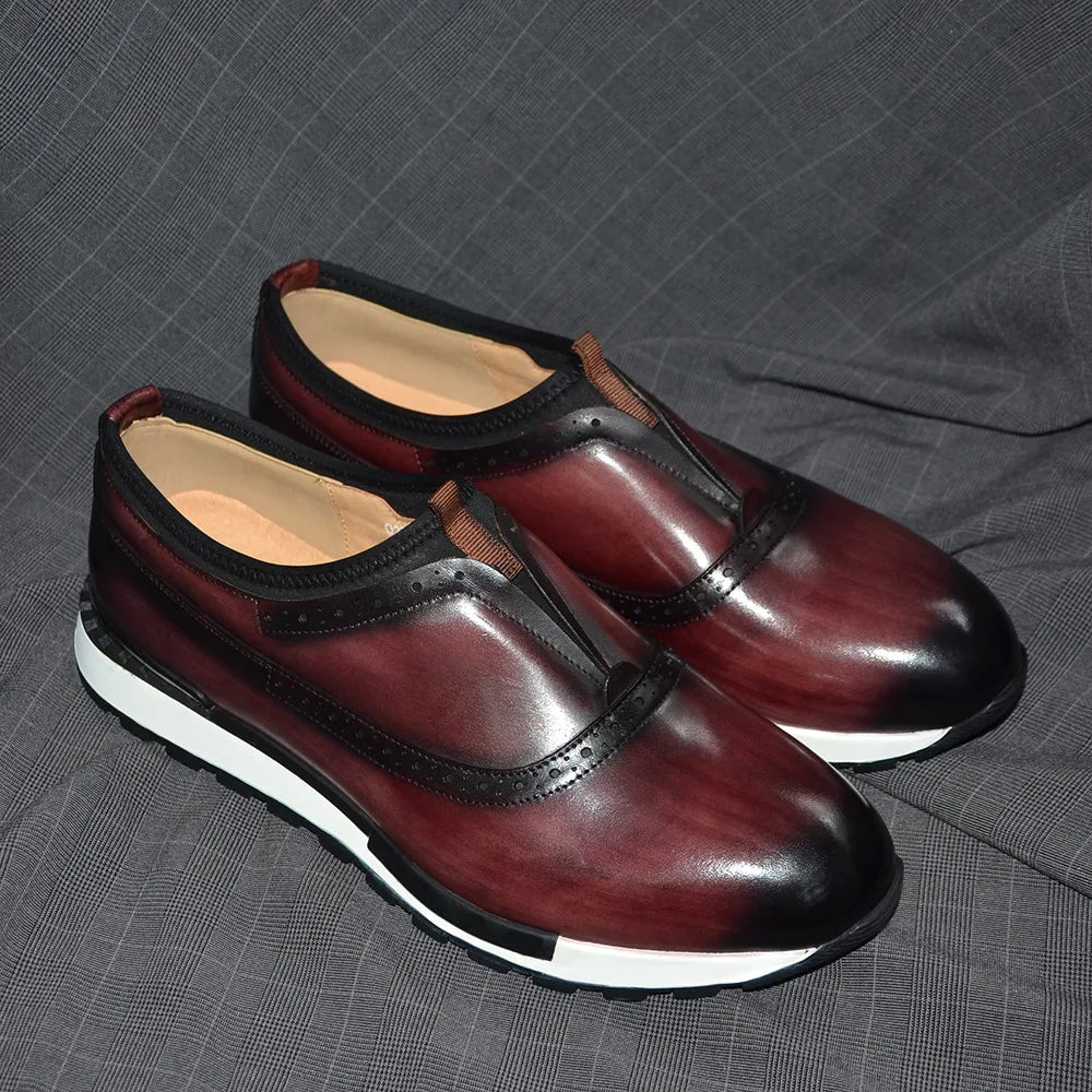 Men's Classic Genuine Leather Loafers | Timeless European Craftsmanship for Everyday Elegance