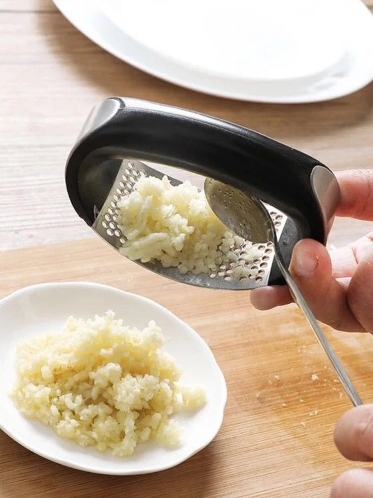 Ergonomic Stainless Steel Garlic Press – Efficient, Durable, and Easy to Use