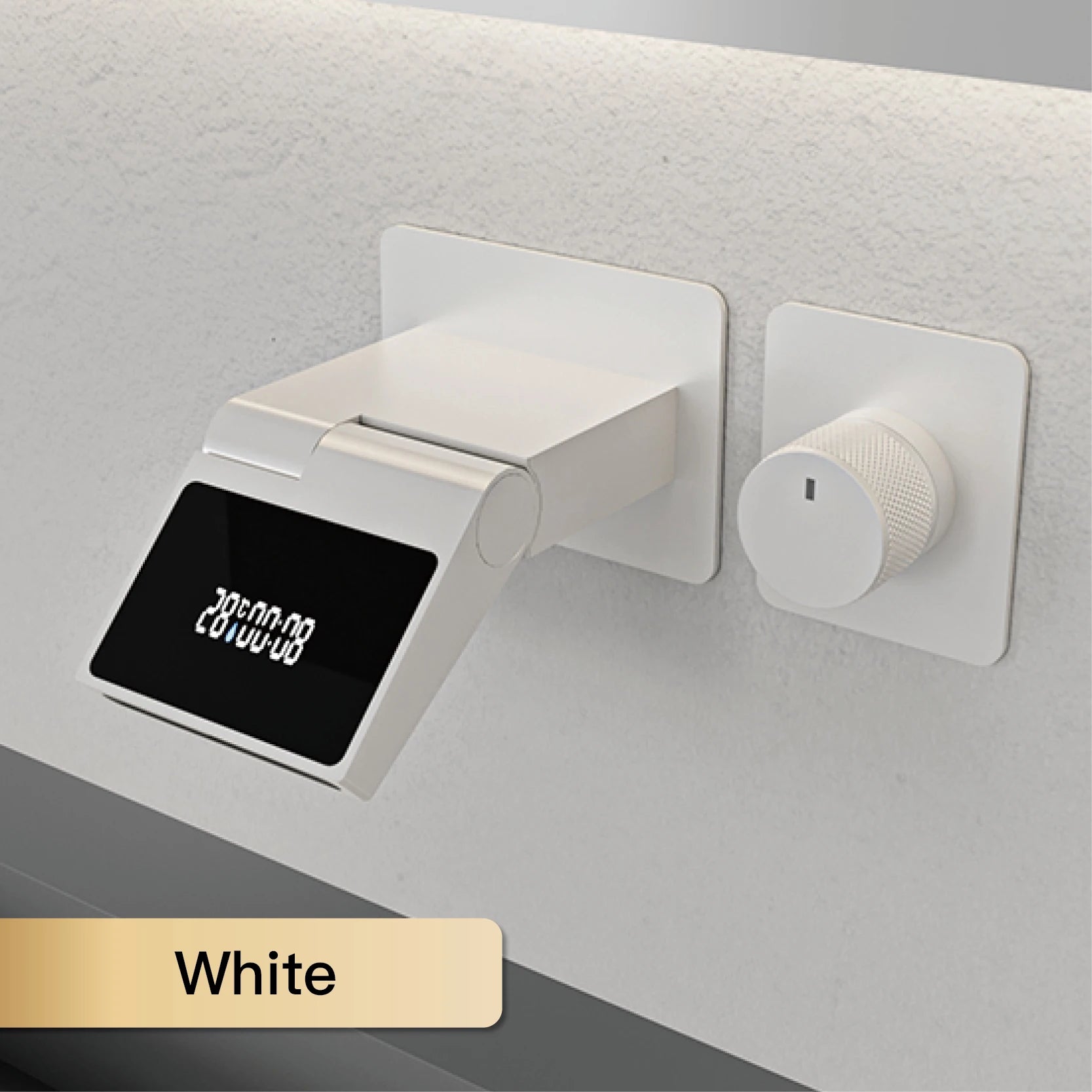 Wall Mounted Basin Faucet with LED Light