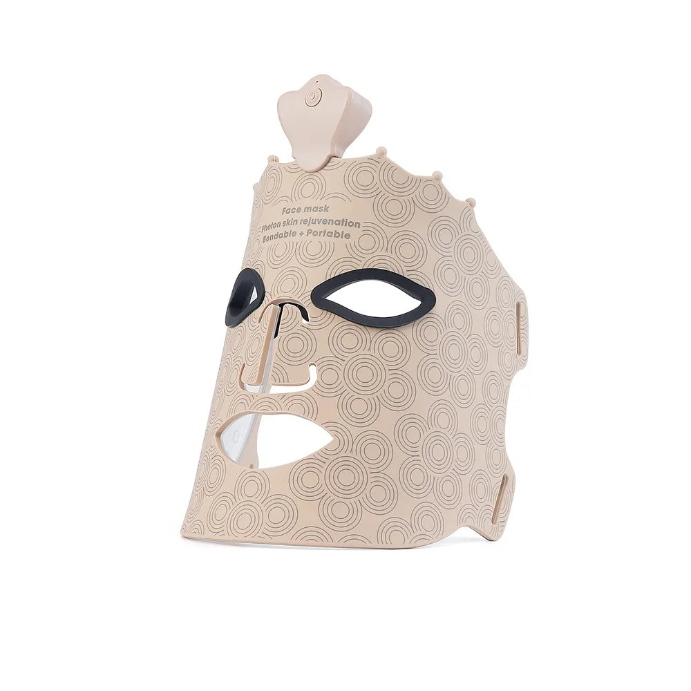 Rechargeable Wireless LED Skincare Mask with Multi-Spectrum Light Therapy
