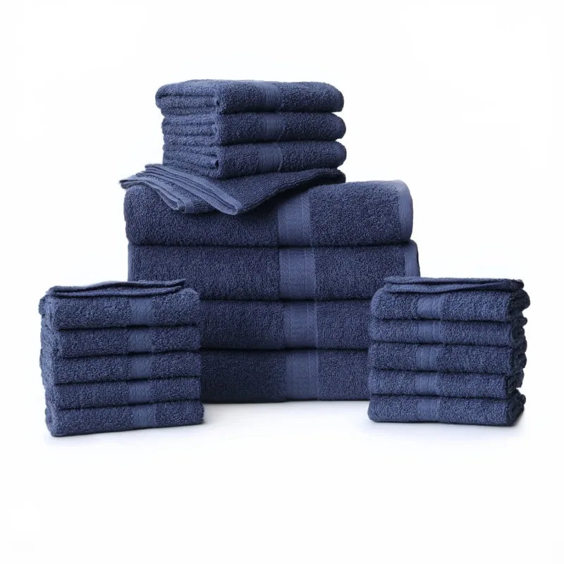 Premium Cotton 18-Piece Towel Set