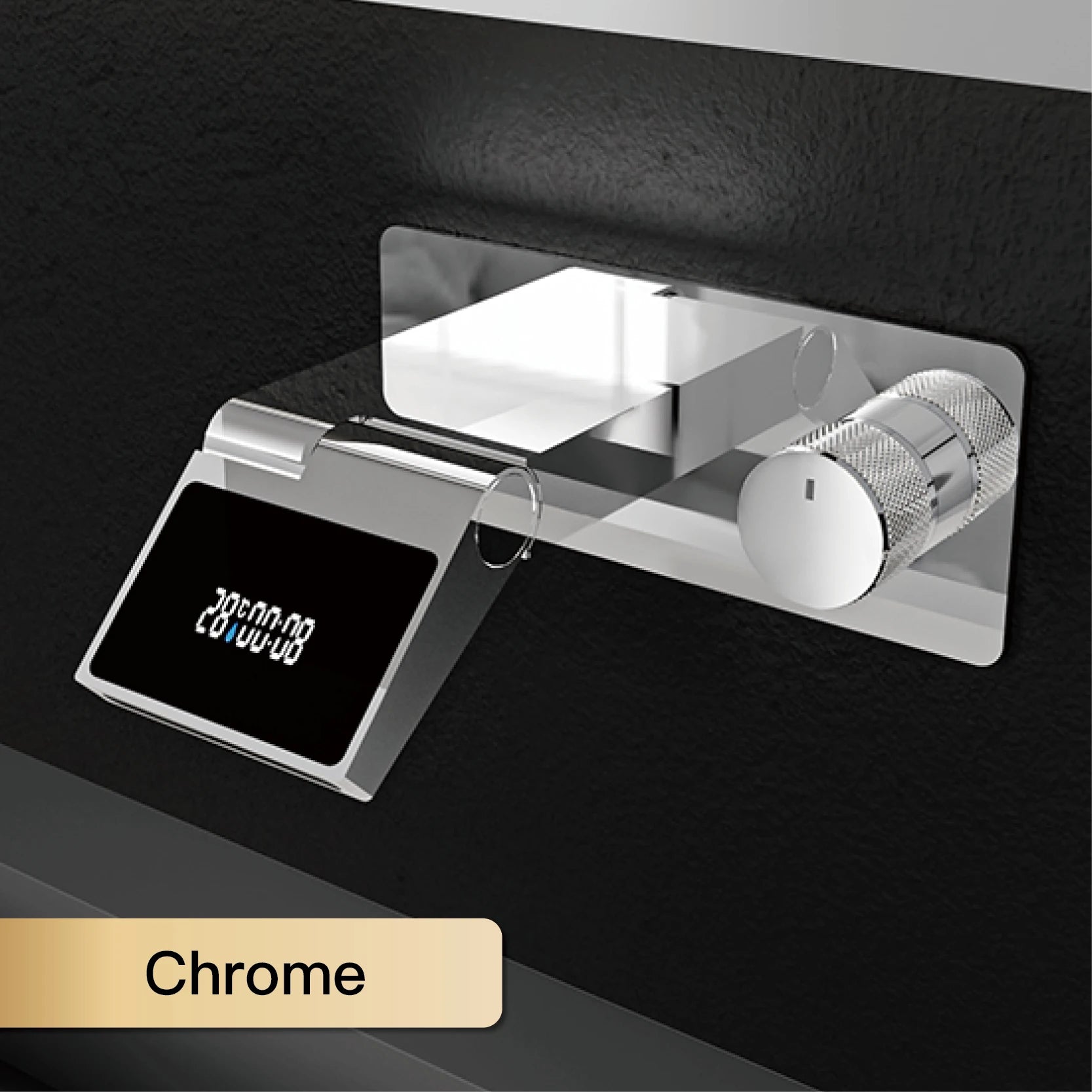 Wall Mounted Basin Faucet with LED Light