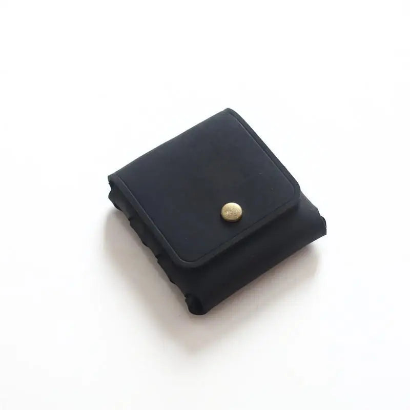 Men’s Vintage Leather Coin Purse | Compact Elegance in Genuine Cowhide