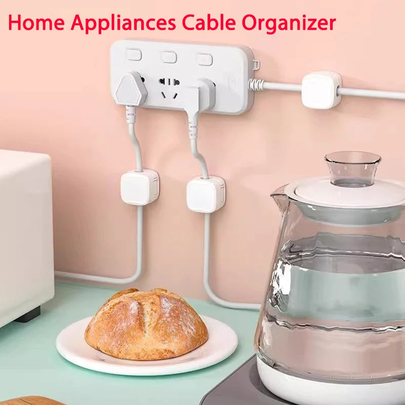 Magnetic Cable Organizer – Adhesive Cord Holder for Home & Office