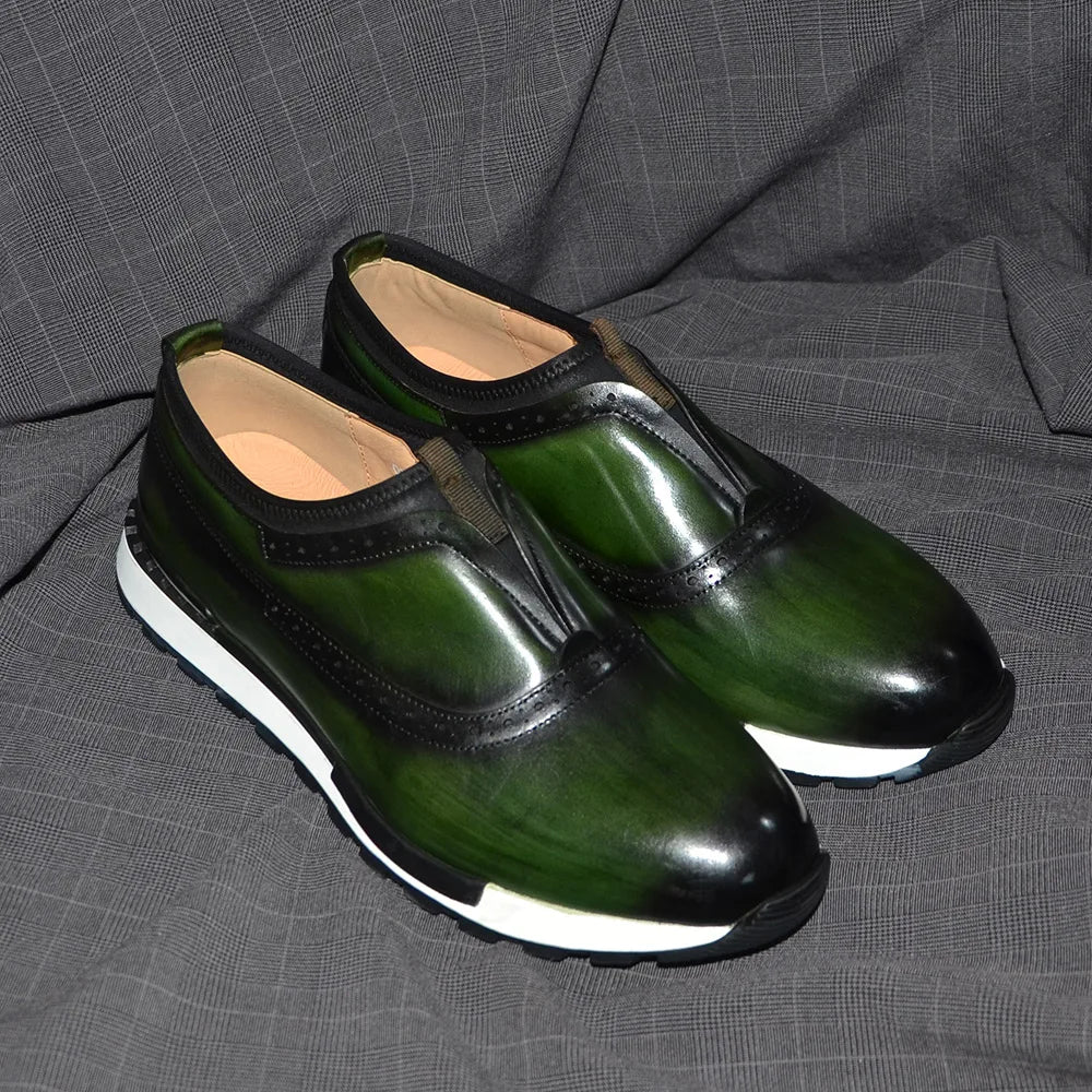 Men's Classic Genuine Leather Loafers | Timeless European Craftsmanship for Everyday Elegance