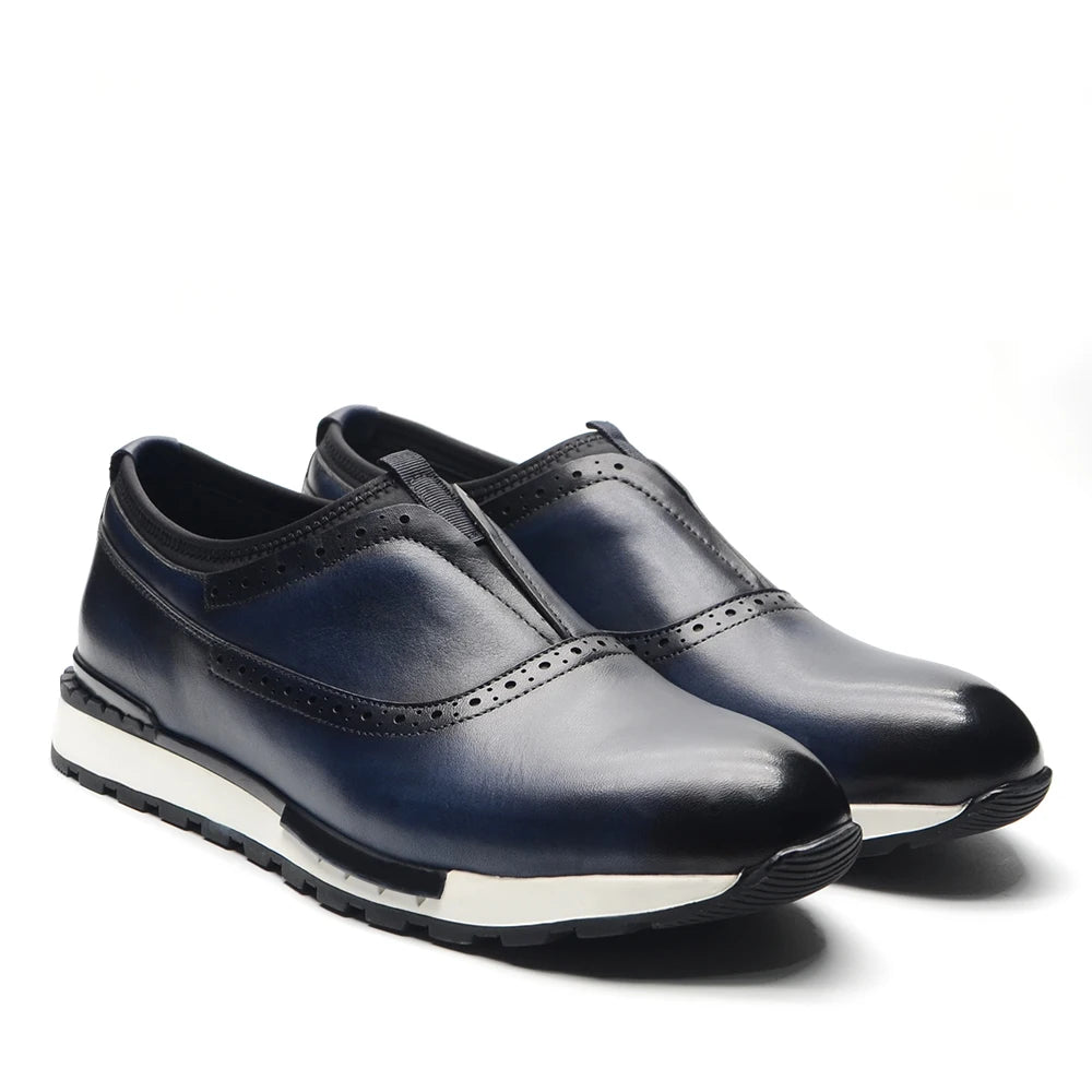 Men's Classic Genuine Leather Loafers | Timeless European Craftsmanship for Everyday Elegance