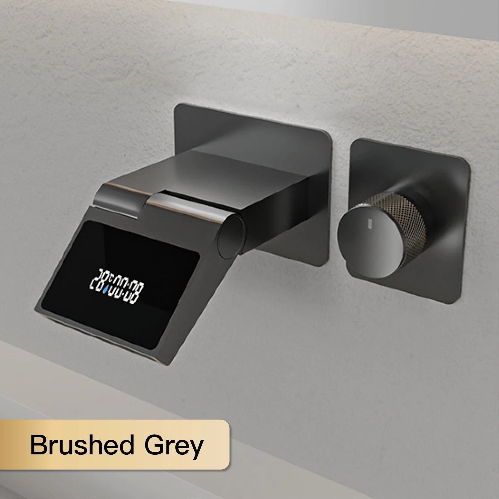 Wall Mounted Basin Faucet with LED Light