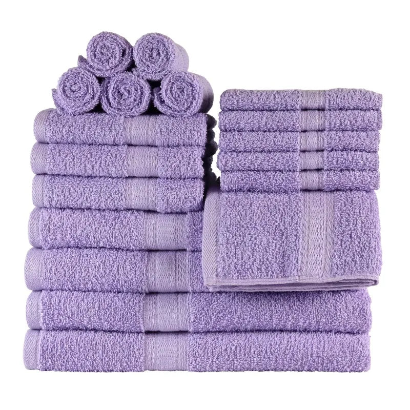 Premium Cotton 18-Piece Towel Set