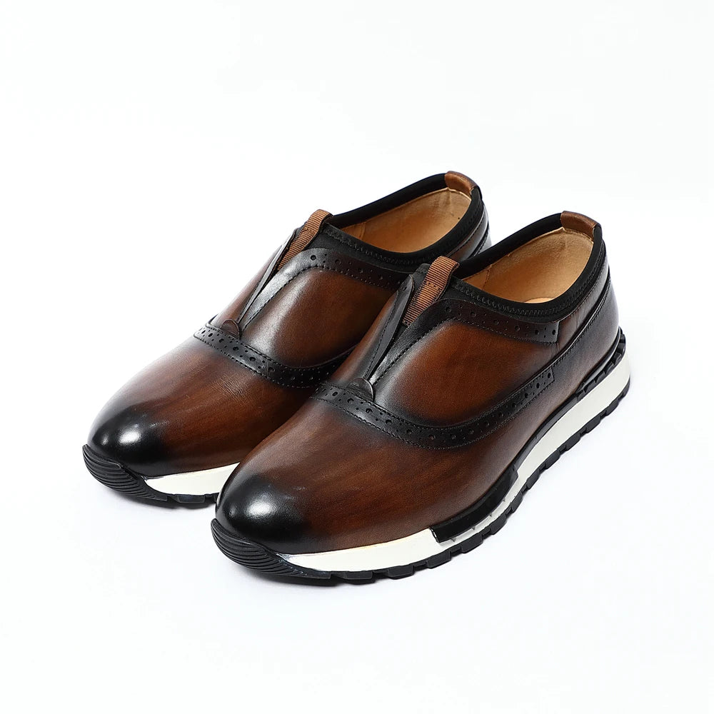 Men's Classic Genuine Leather Loafers | Timeless European Craftsmanship for Everyday Elegance